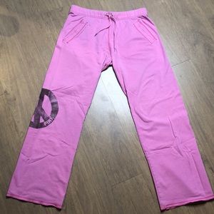 PINK BOYFRIEND SWEATS